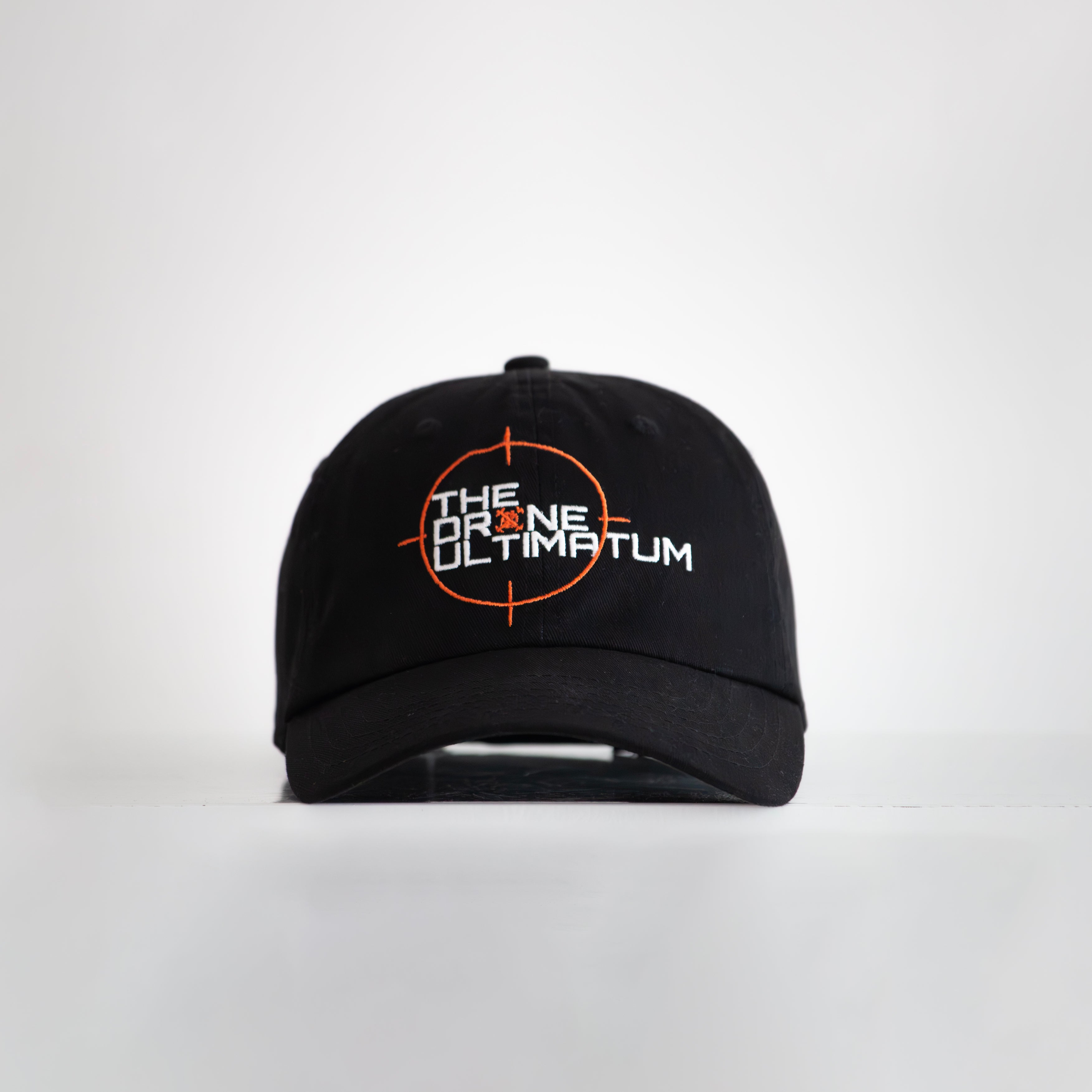 Drone Symbol Baseball Cap – Embroidered Cotton Adjustable Dad Hat, Unisex Tech Design